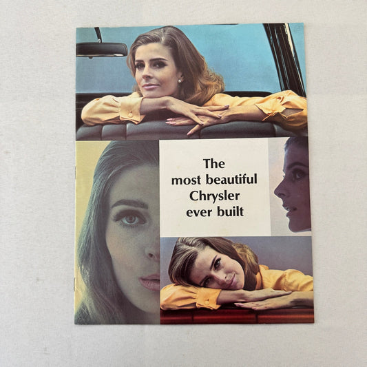 1965 Chrysler Car Sales Brochure Catalog 300 New Yorker Newport Vintage