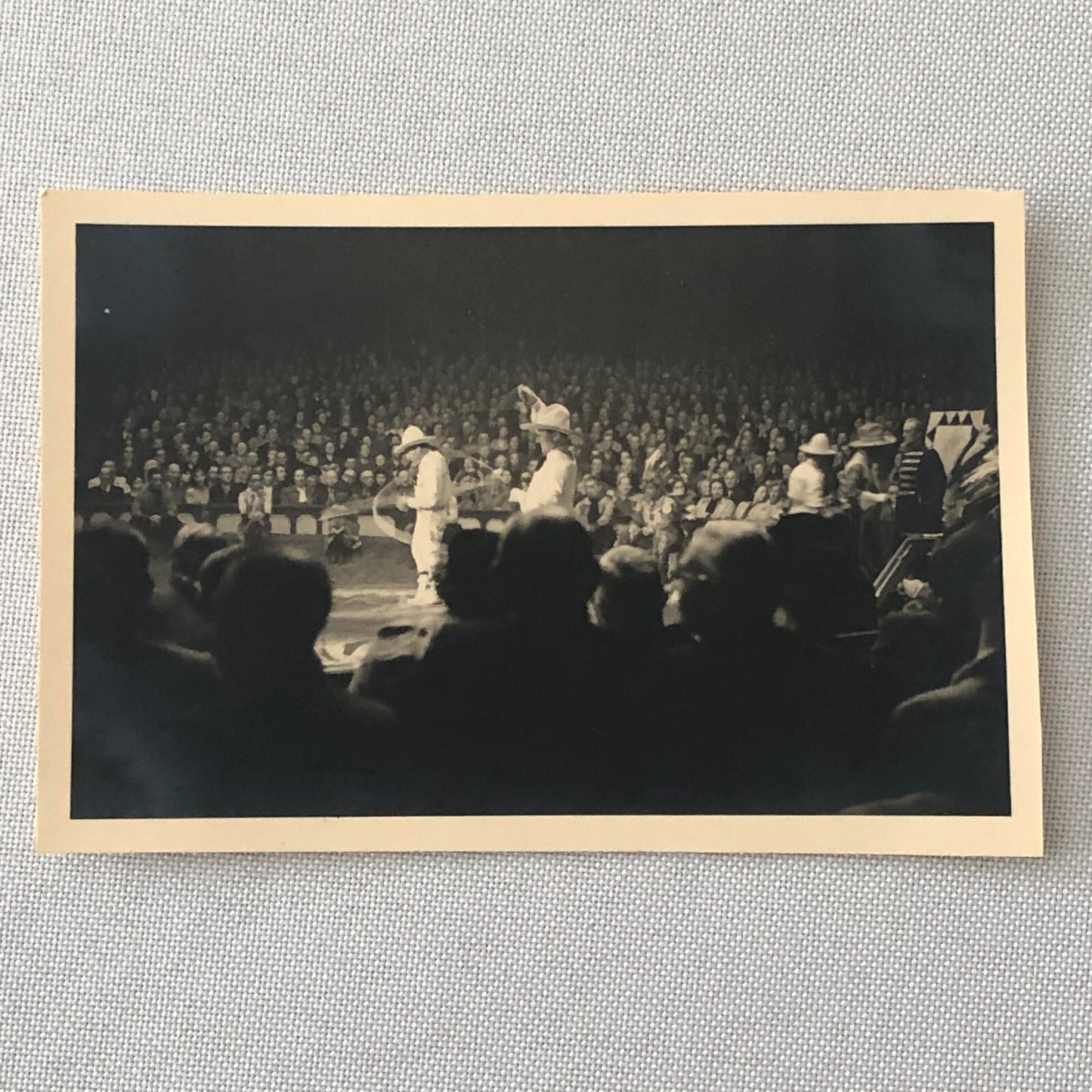 Circus Performer Wild West Show Rope Act Photo Photograph Print Vintage