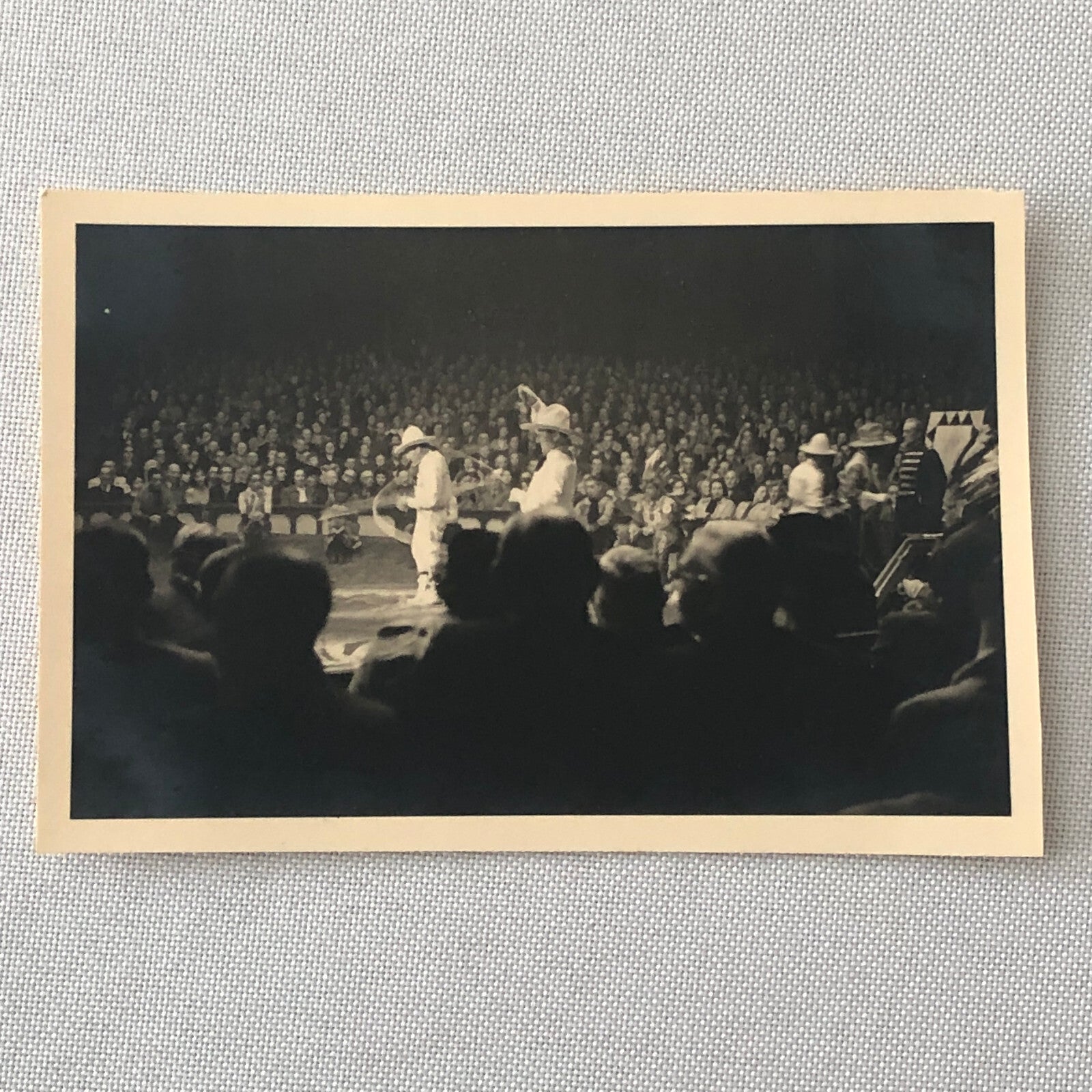 Circus Performer Wild West Show Rope Act Photo Photograph Print Vintage