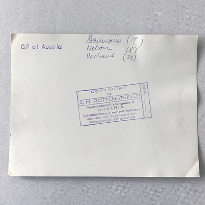 Vintage Racing Photo Photograph Ford GT40 GT Porsche + AH Rottensteiner 