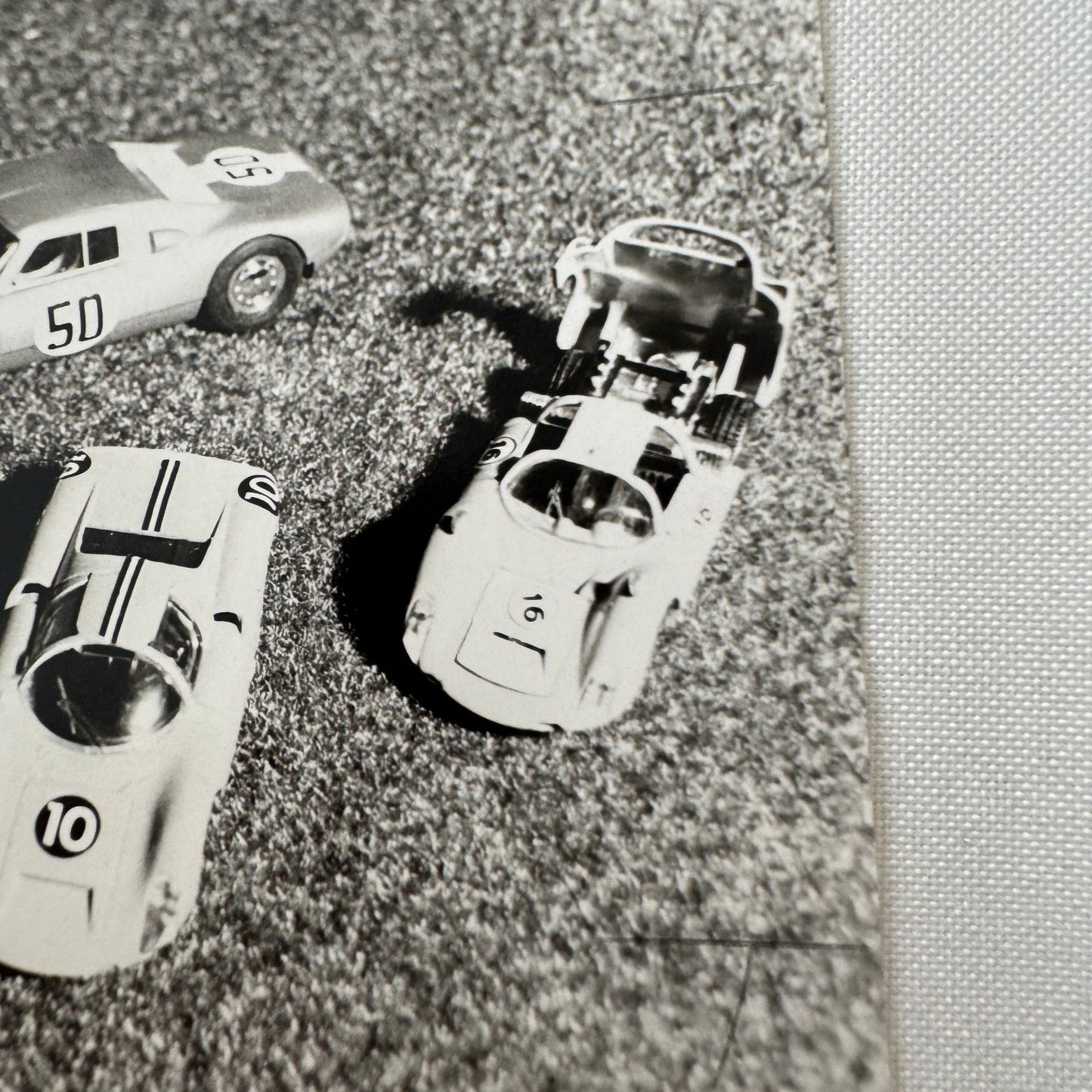Vintage Porsche Toy Car Photo Photograph Print Lot 3x