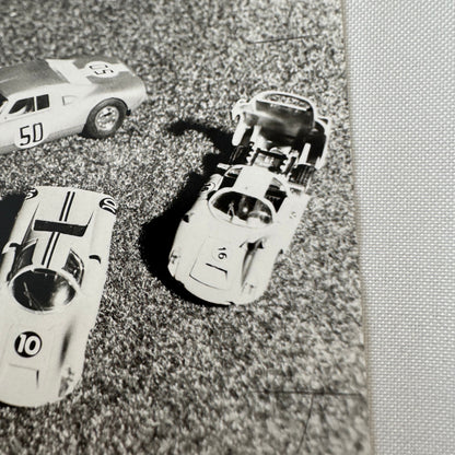 Vintage Porsche Toy Car Photo Photograph Print Lot 3x