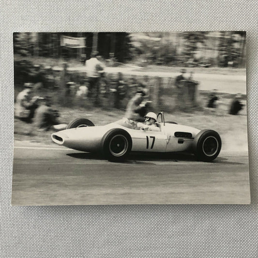 Vintage Racing Photo Photograph Stirling Moss Lotus Car 1967 Fred Gysler 