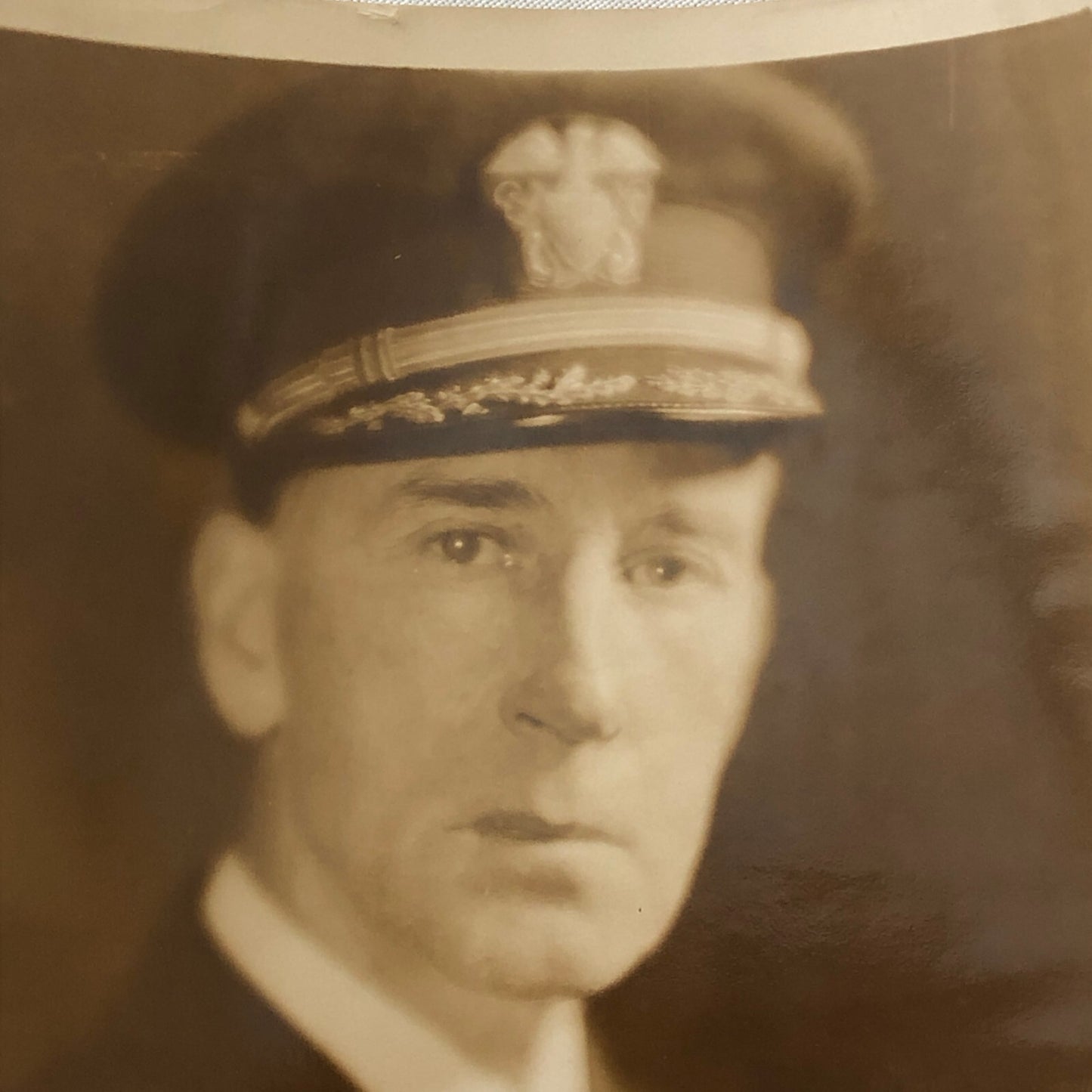 Press Photo Photograph Navy Flying Boat Commander Admiral Alfred W Johnson 1933