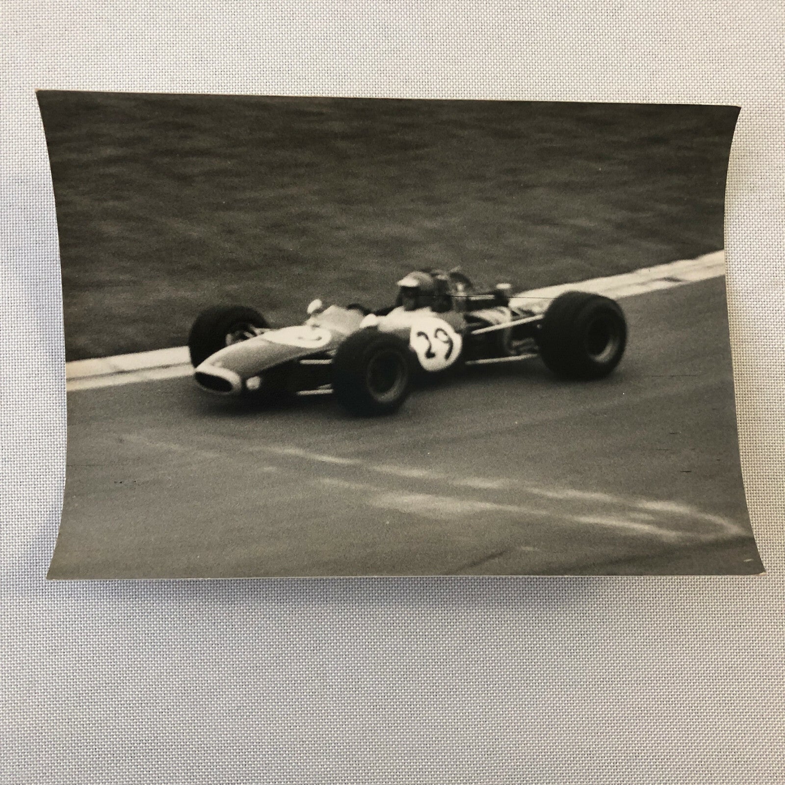 Vintage Car Racing Photo Photograph - 1968 Crystal Palace Tecno Racing Team Car