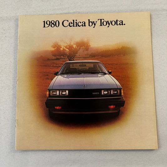1980 Toyota Celica Car Sales Brochure Catalog GT Liftback ST Sport Coupe