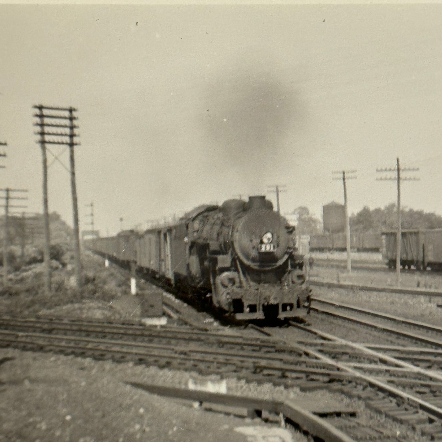 Vintage Train Photo Photograph Railroad Railway Rail