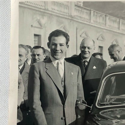 1952 Stirling Moss Rally Rallye Monte Carlo Car Racing Press Photo Photograph 