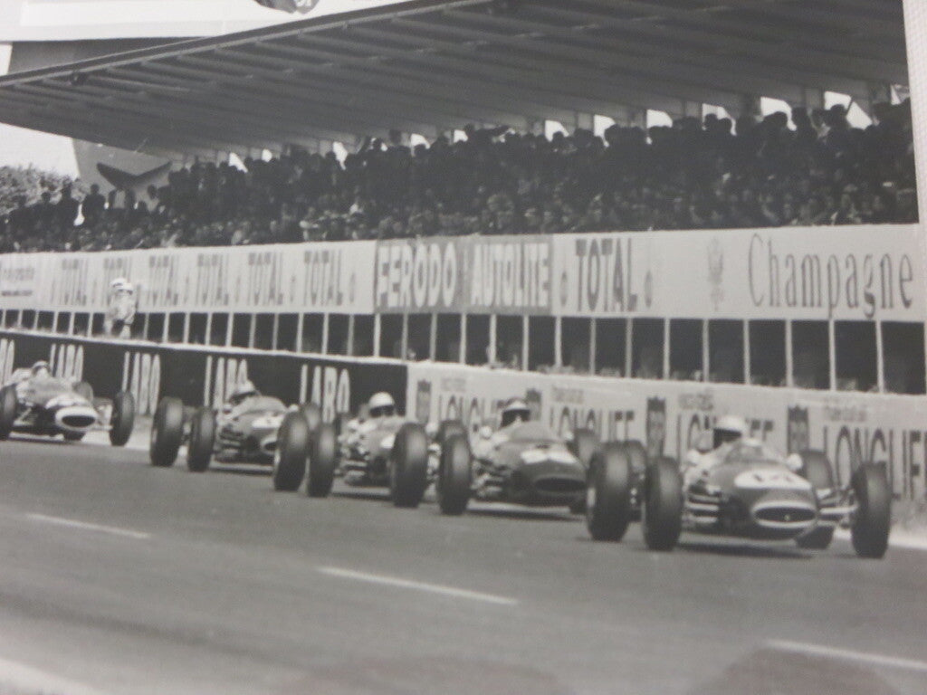 Vintage 1960s Grand Prix Racing Photo Photograph Image - Jos Reinhard 