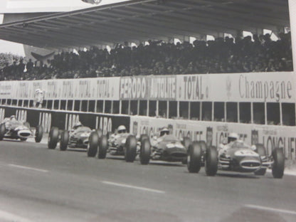 Vintage 1960s Grand Prix Racing Photo Photograph Image - Jos Reinhard 