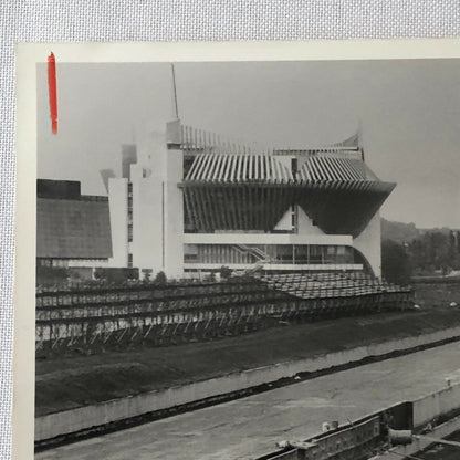Vintage Press Photo Photograph Montreal Race Track Construction 1988