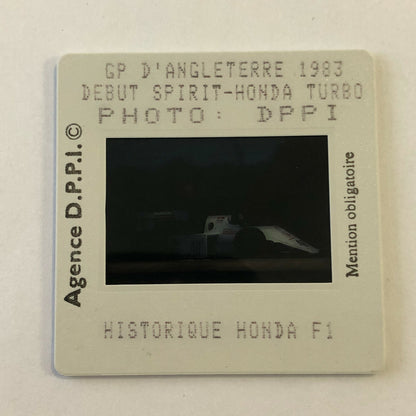 1983 British Grand Prix Honda Turbo DPPI 35MM Press Photo Slide Honda Racing