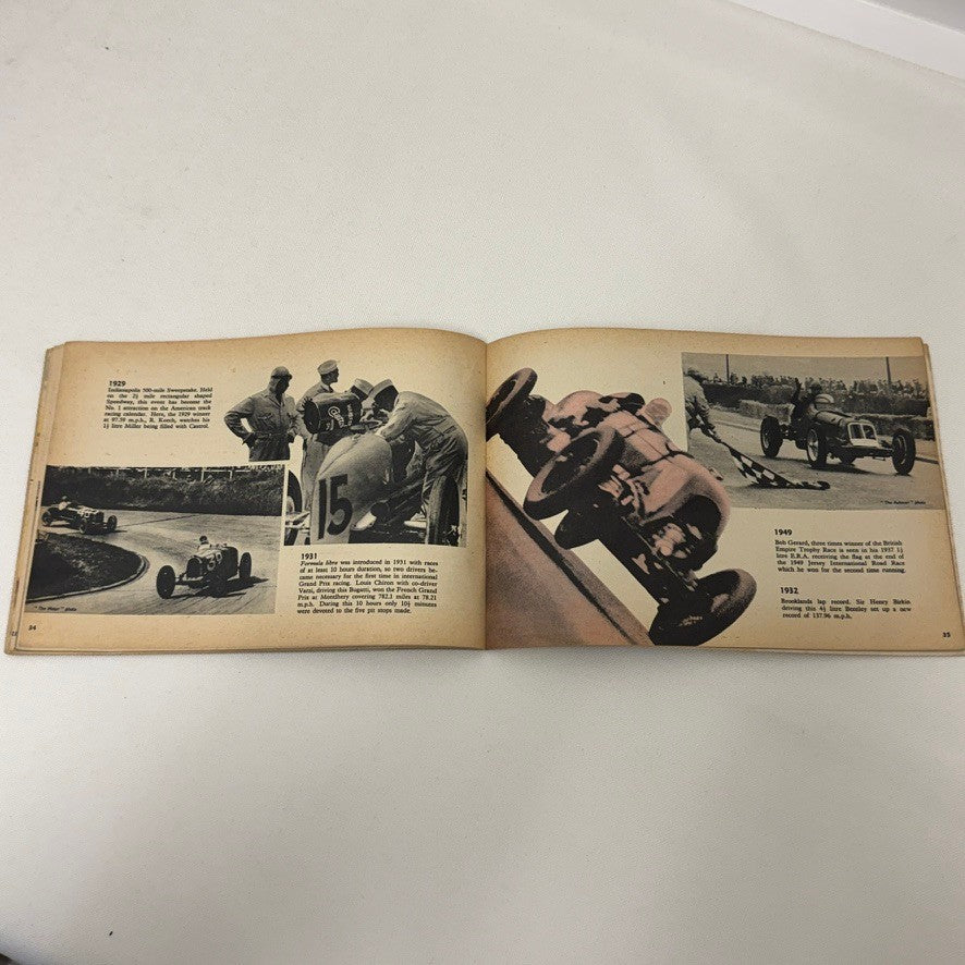 1959 Castrol Racing History Brochure Motorsport Motorcycle Car Aviation Boat +