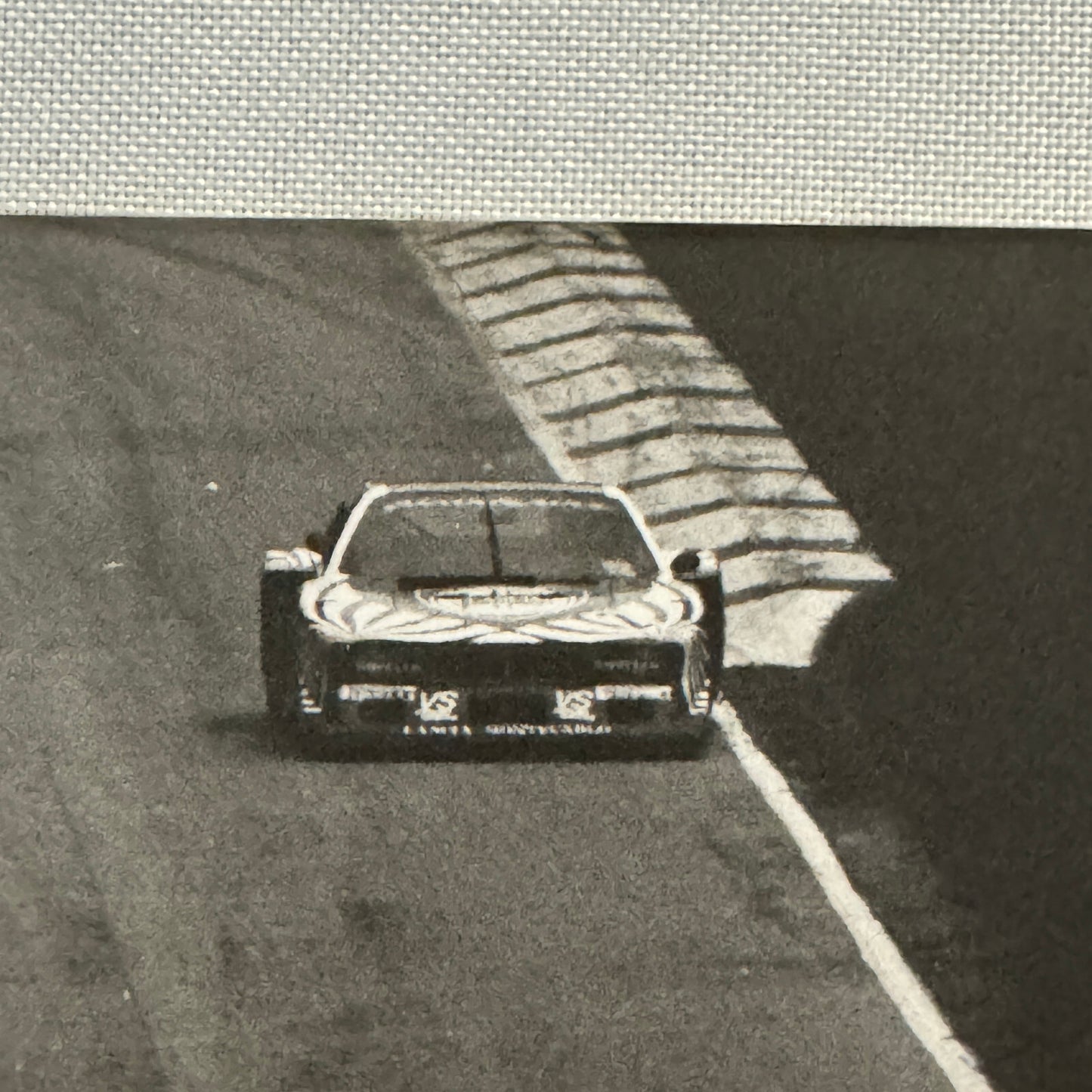 Vintage Porsche Racing Car Photo Photograph 1980