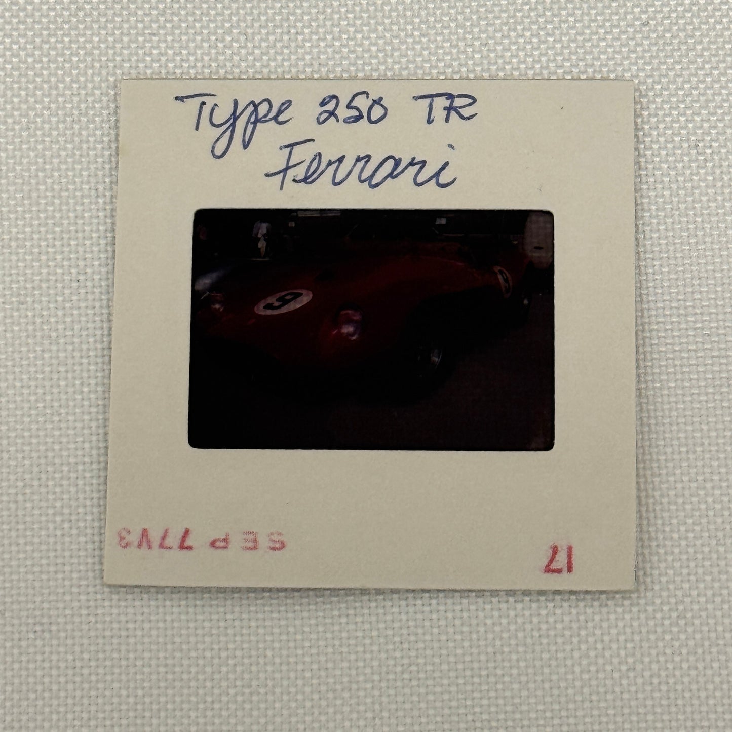 35MM Vintage Photo Slide Ferrari 250 TR Testarossa 1977