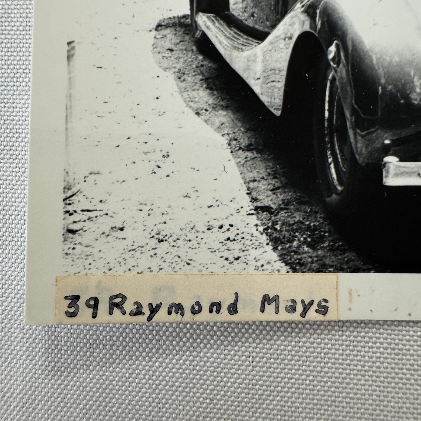 1939 Raymond Mays Car Photo Automobile Photograph Vintage