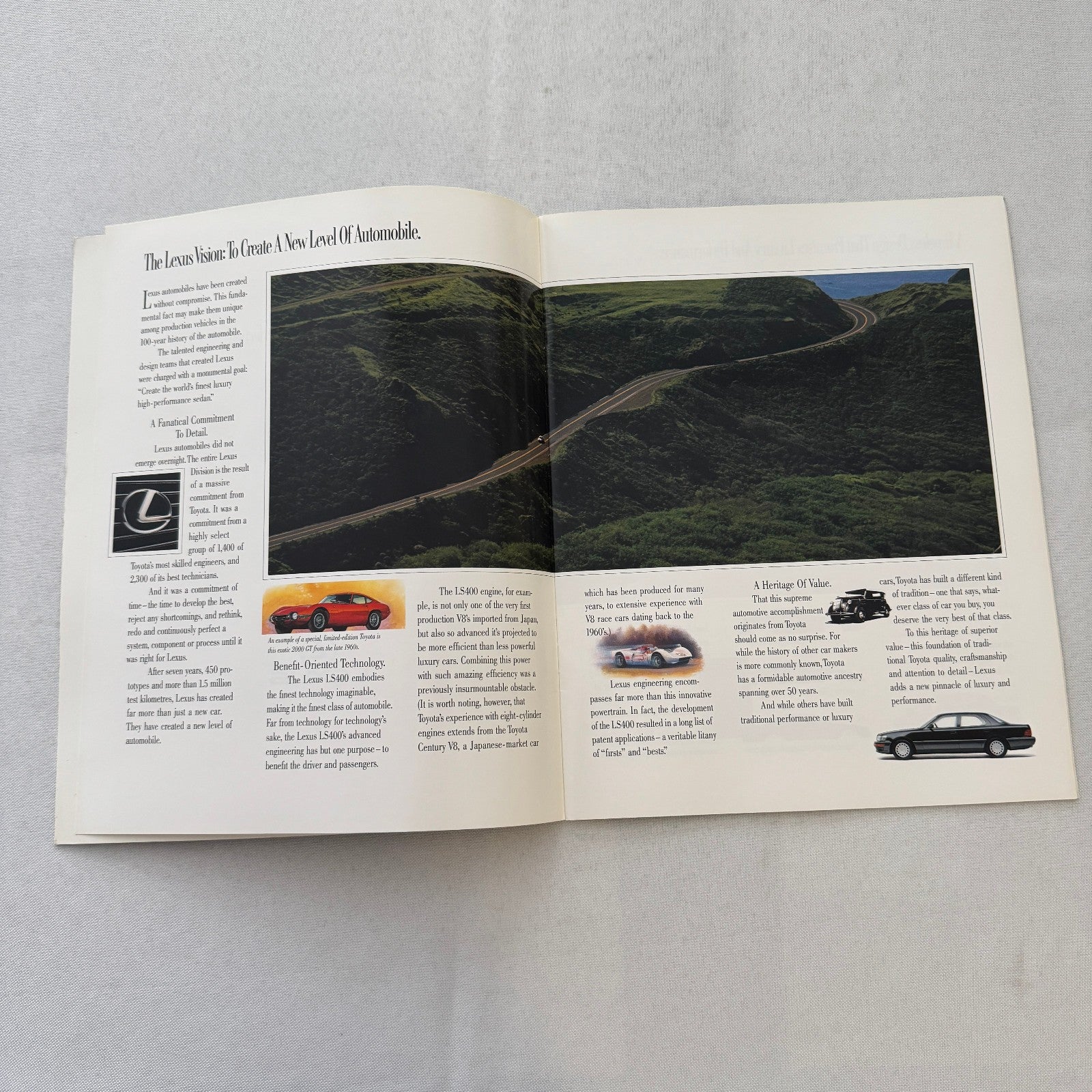 Lexus LS400 Car Sales Brochure Catalog Advertising Canadian Lexus LS 400 Vintage