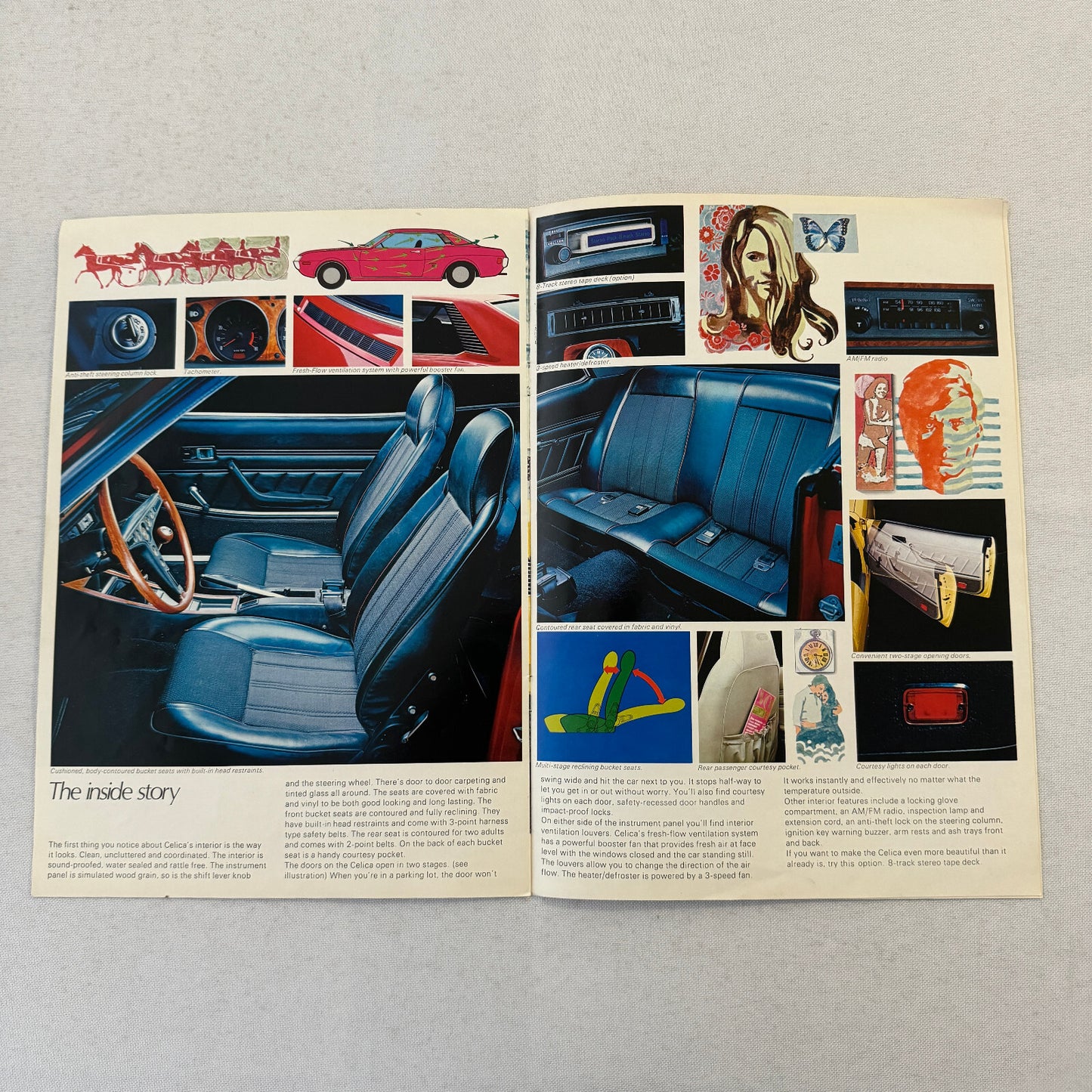 Toyota Celica Car Sales Brochure Catalog Advertising Toyota Celica ST