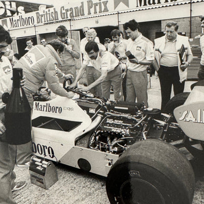 McLaren Porsche Tag Turbo Racing Car Photo Photograph Print 1983