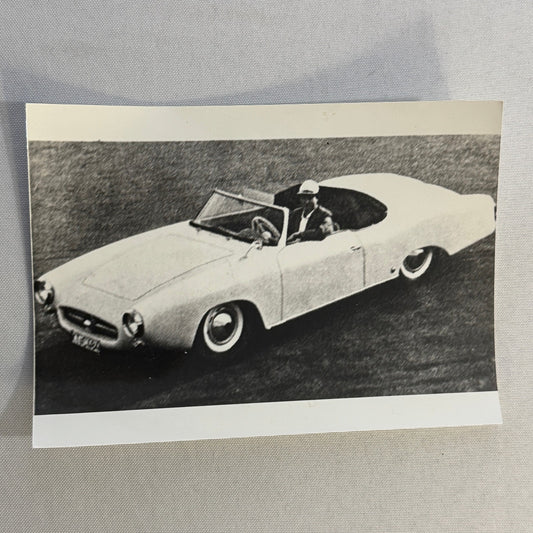 Vintage Concept Car Prototype Automobile Photo Photograph Print Unidentified