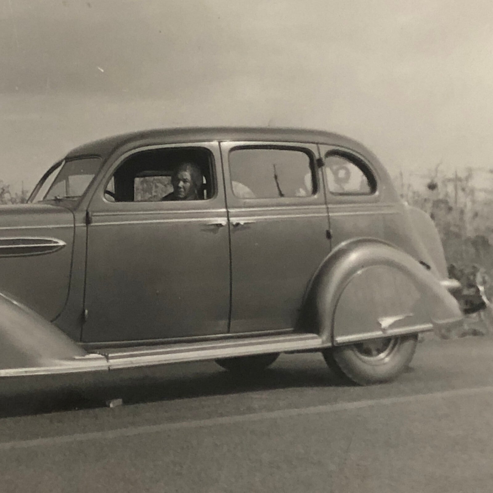 Vintage Streamline car Photo Photograph Print Germany