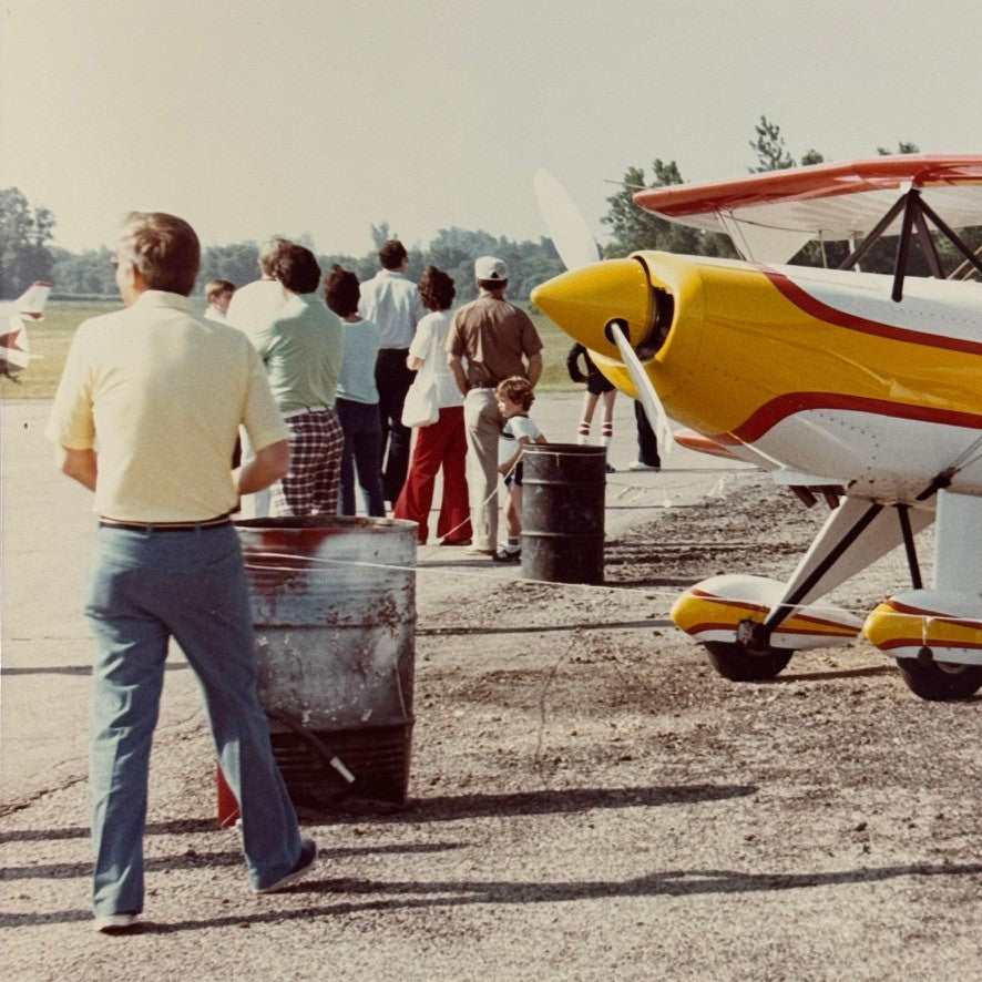 Vintage Aerobatic Aircraft Airshow Photo Large Aviation Photograph 1970s 1980s