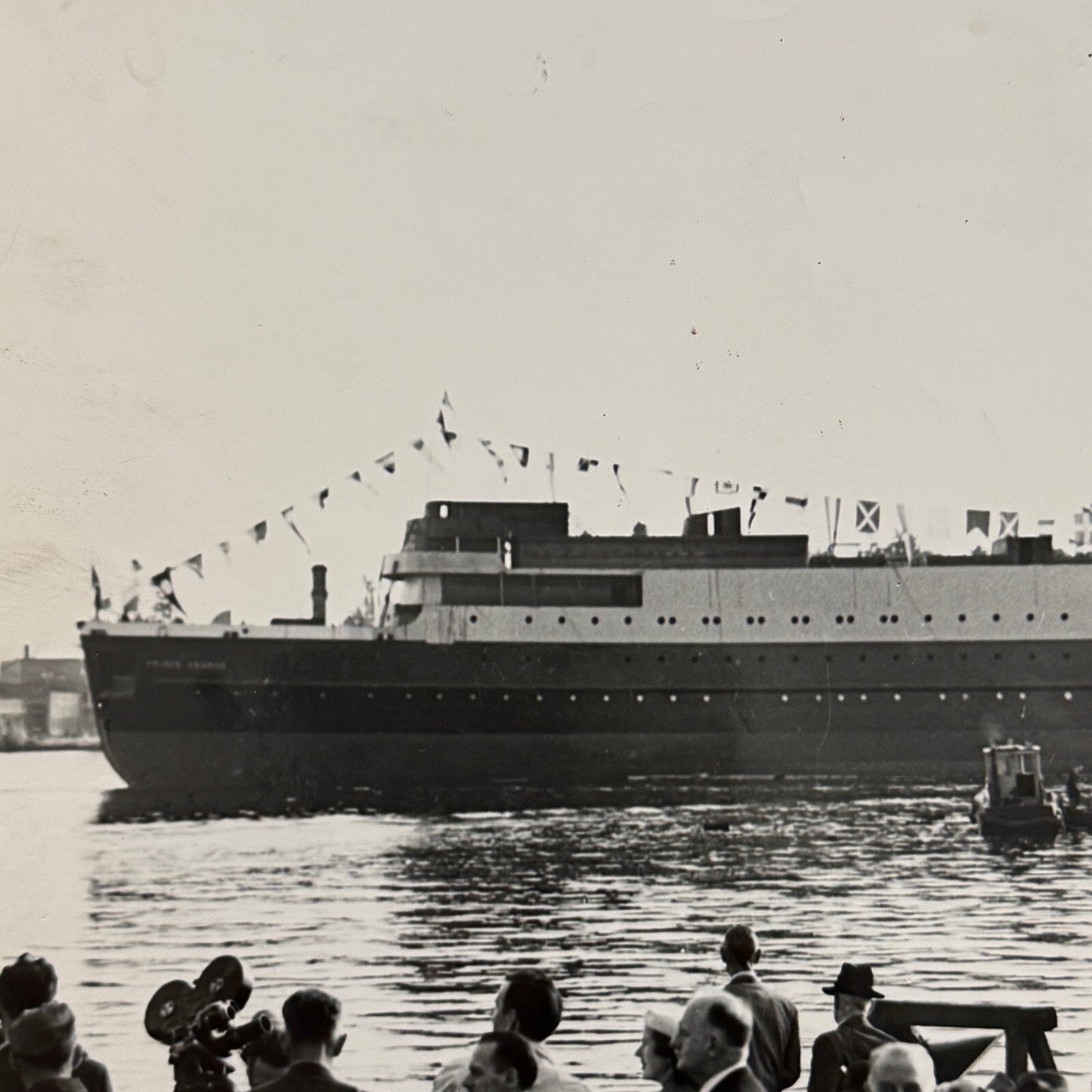 Vintage Boat Ship Photo Photograph Prince George Steamship Steam Ship 1947