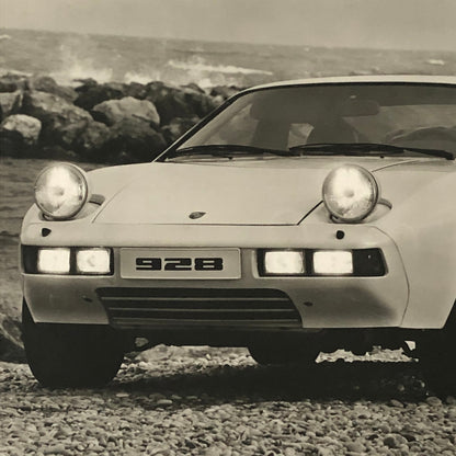 Vintage Porsche 928 Photo Photograph Print Lot of 2