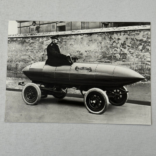 La Jamais Contente Camille Jenatzy Electric Car Photo Photograph Print