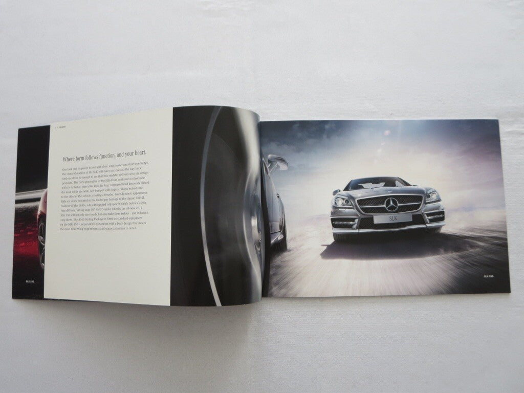 2012 Mercedes SLK 350 Sales Brochure Advertising Catalog SLK350