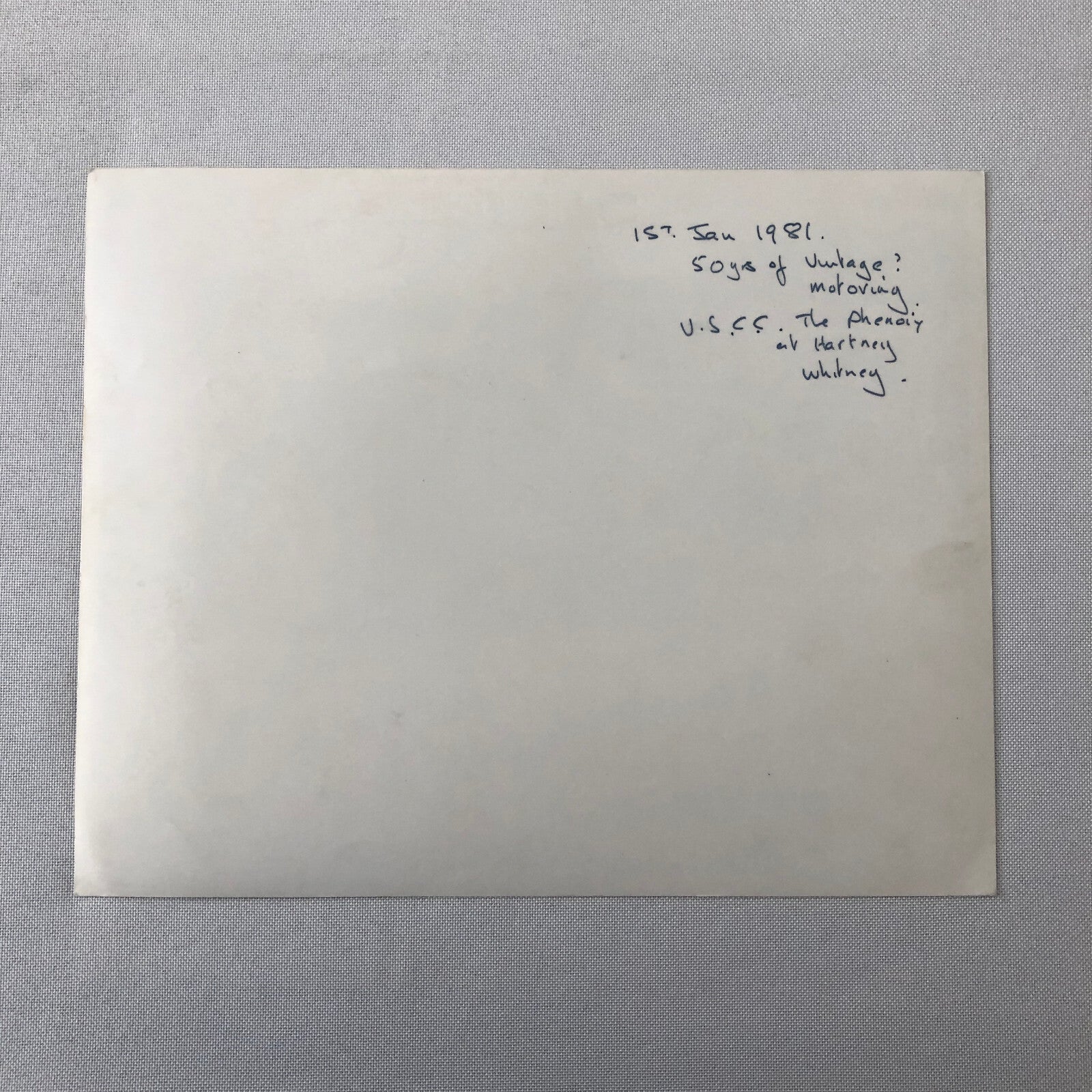 Vintage Antqiue Car Rally Photo Photograph Print 1981 ? 