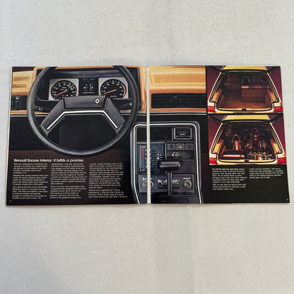 1984 Renault Encore Car Sales Brochure Catalog Advertising S GS LS