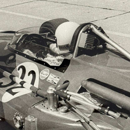 Vintage Racing Car Photo Photograph Print