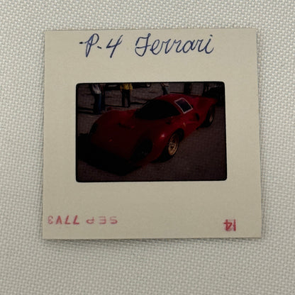 35MM Vintage Photo Slide Ferrari P4 Racing Car 1977
