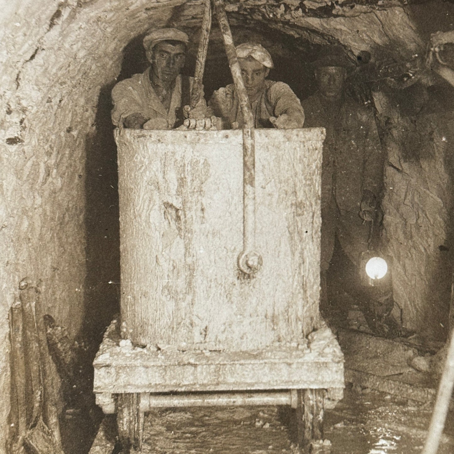 Vintage Press Photo Photograph Tunnel Construction Water Supply 1933 UK Sussex