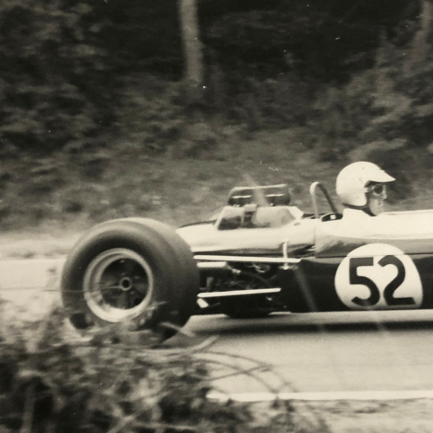 Vintage Racing Photo Photograph Print Denny Hulme Repco Brabham Ford Car