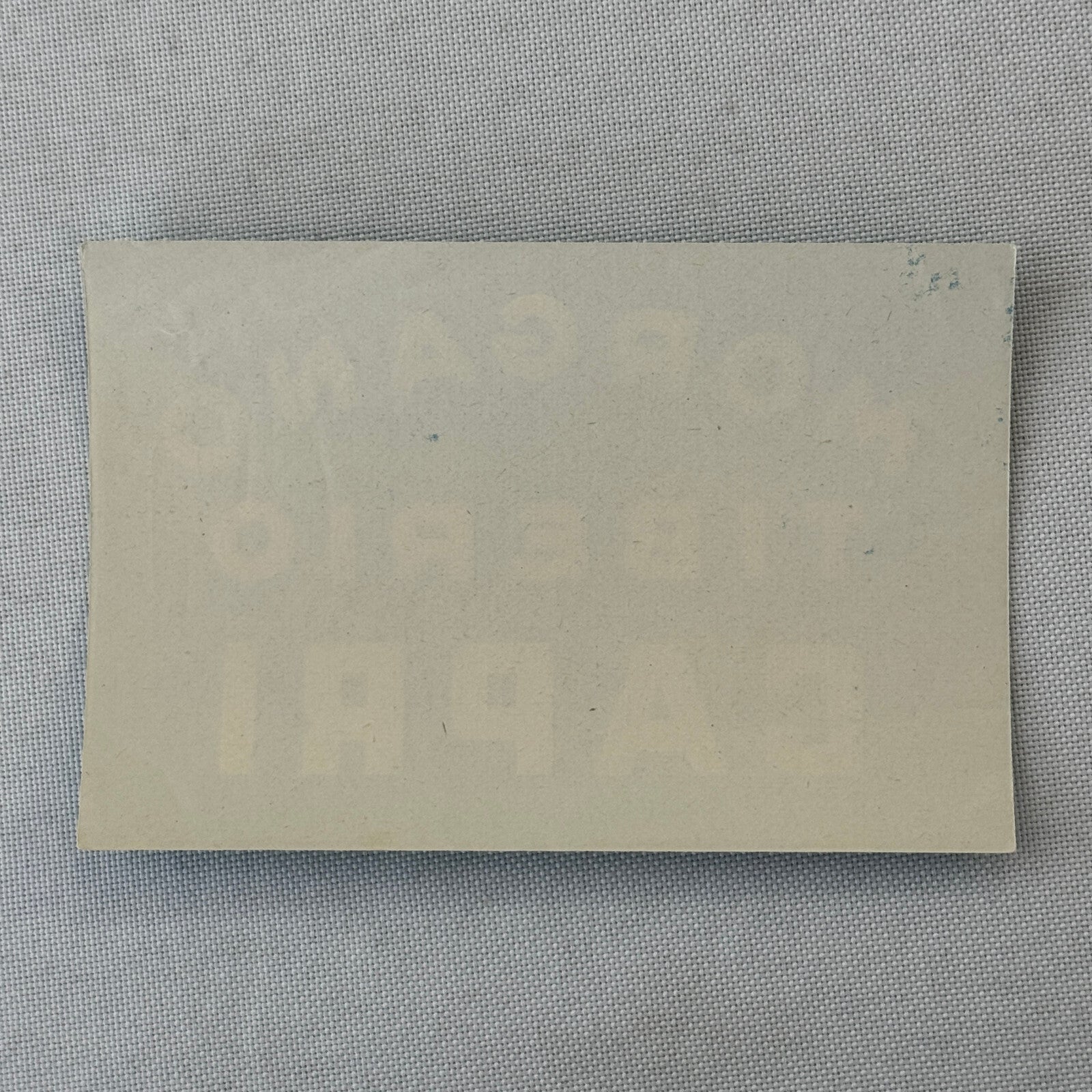 Vintage Hotel Travel Luggage Label Morgano Tiberio Capri Italy Italian