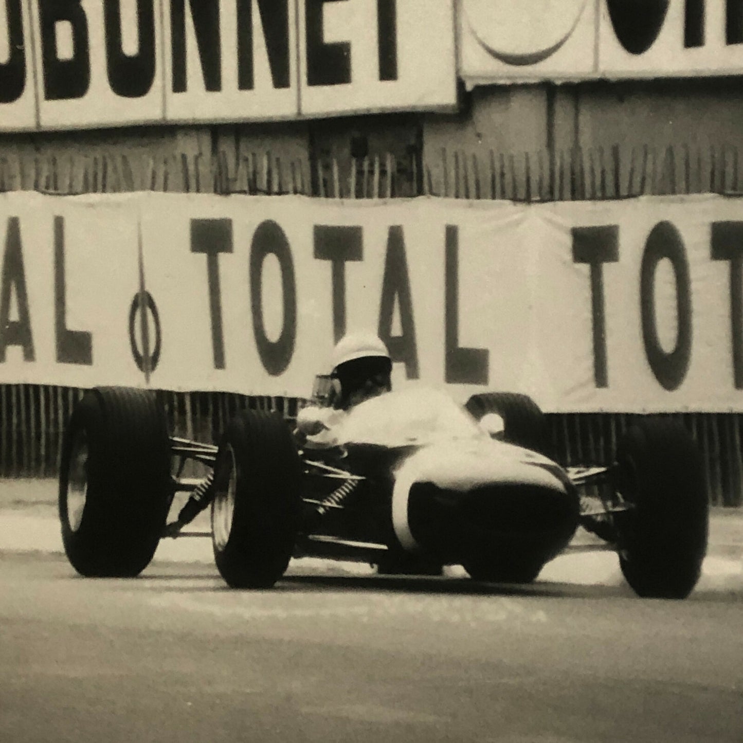 Vintage Grand Prix Racing Car Driver Photo Photograph Print 