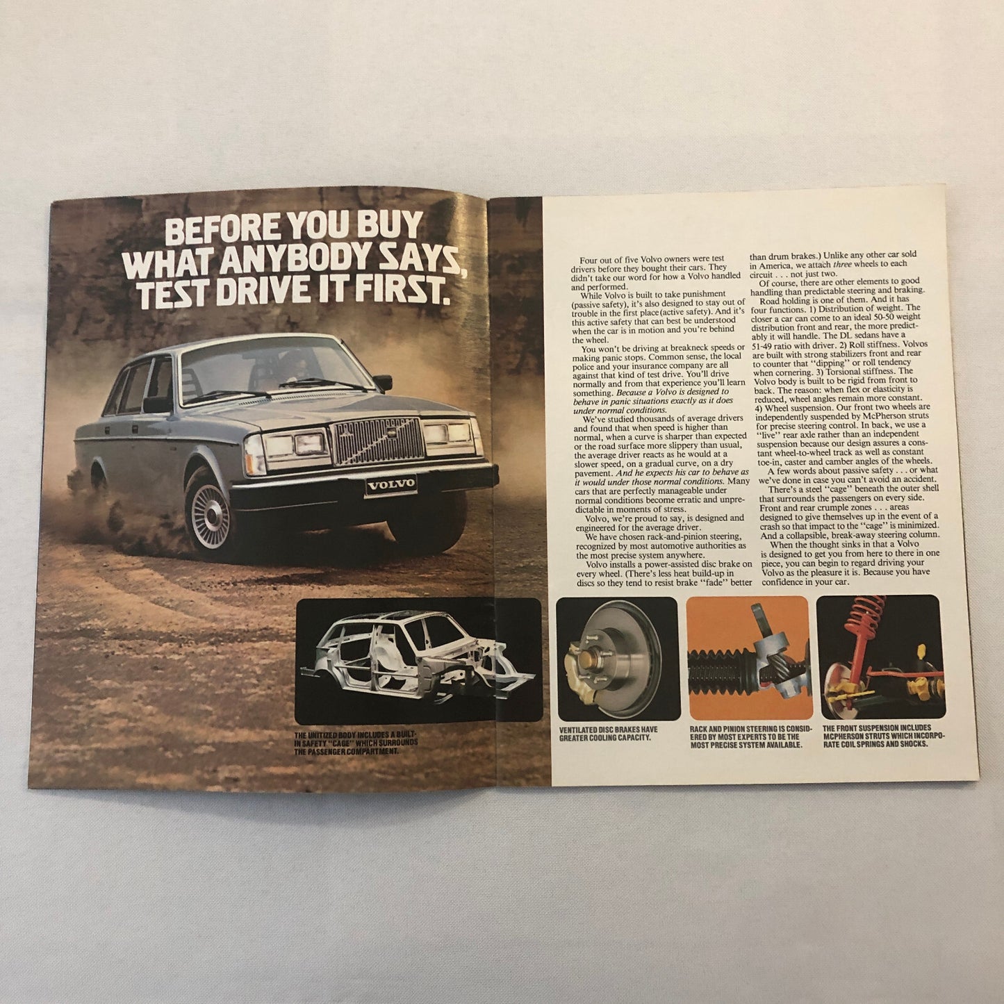 1980 Volvo Car Sales Brochure Catalog Bertone Coupe DL GLE Station Wagon GT