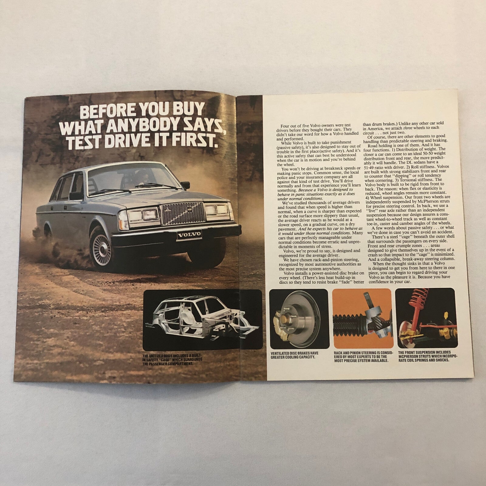 1980 Volvo Car Sales Brochure Catalog Bertone Coupe DL GLE Station Wagon GT