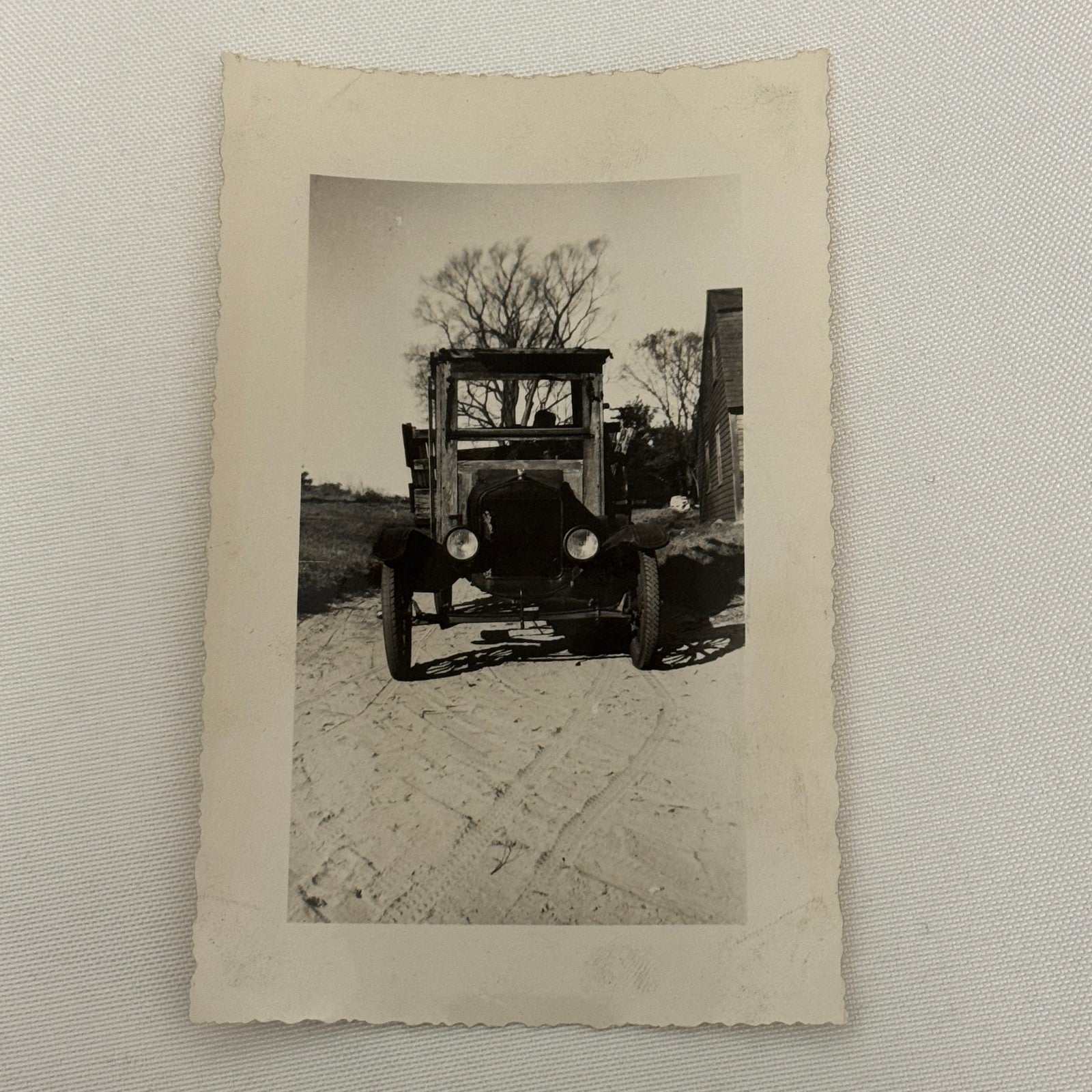 Vintage Truck Photo Photograph Print Snapshot