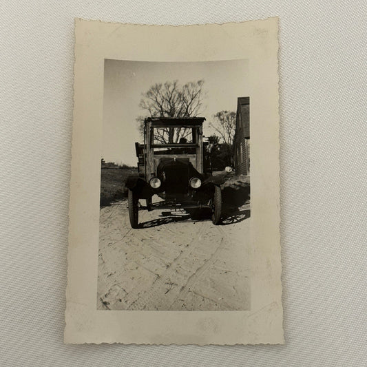 Vintage Truck Photo Photograph Print Snapshot