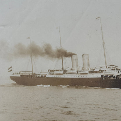 Vintage Ship Boat Photo Photograph Print Unidentified