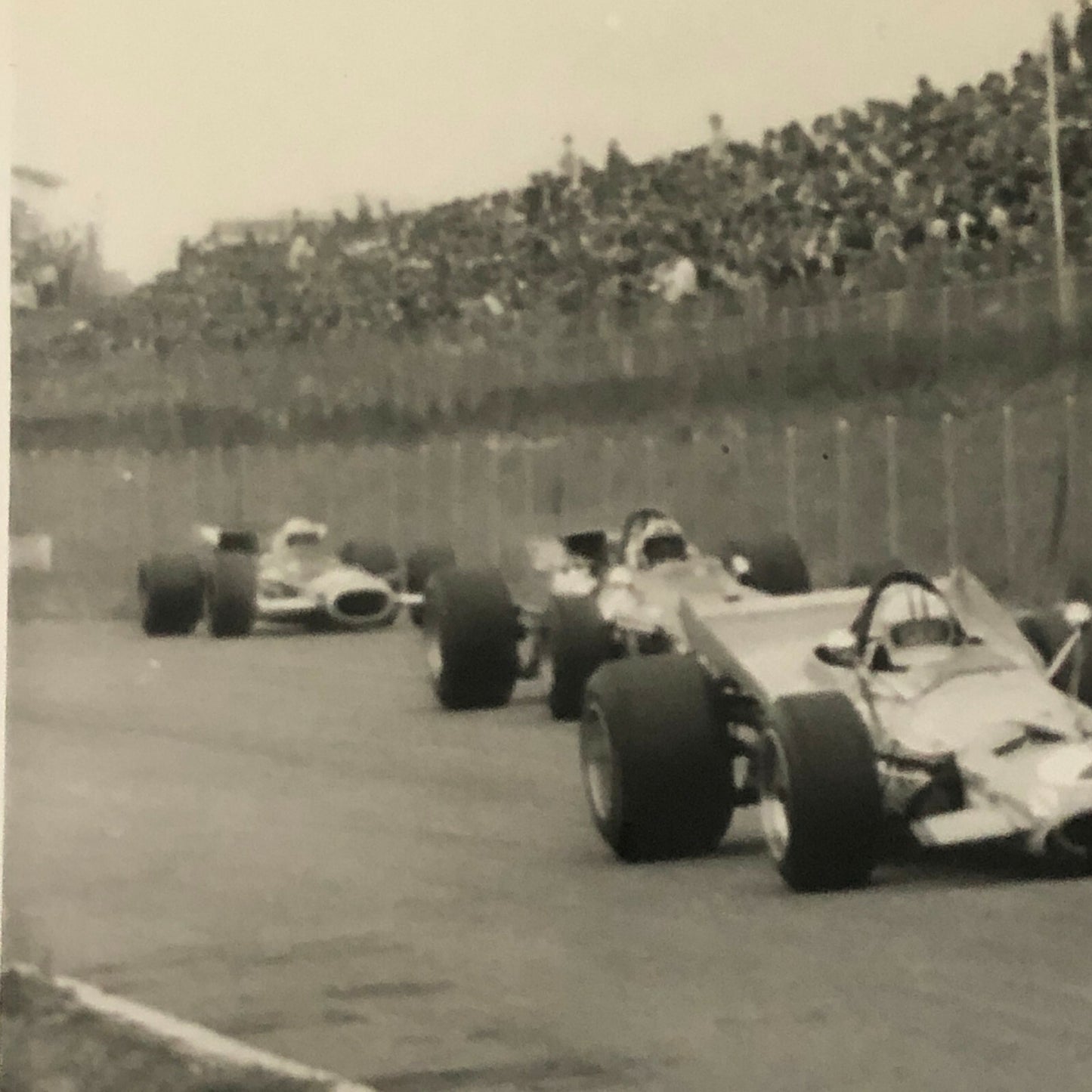 Vintage Racing Car Driver Photo Photograph Print 