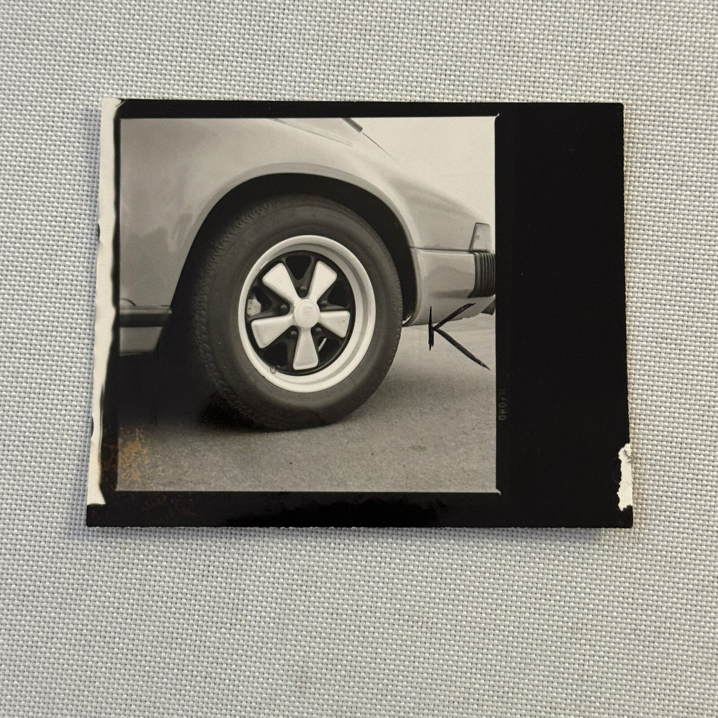 Porsche 911 Car Photo Photograph Lot of 6x Fuch Wheels Likely Used in Print