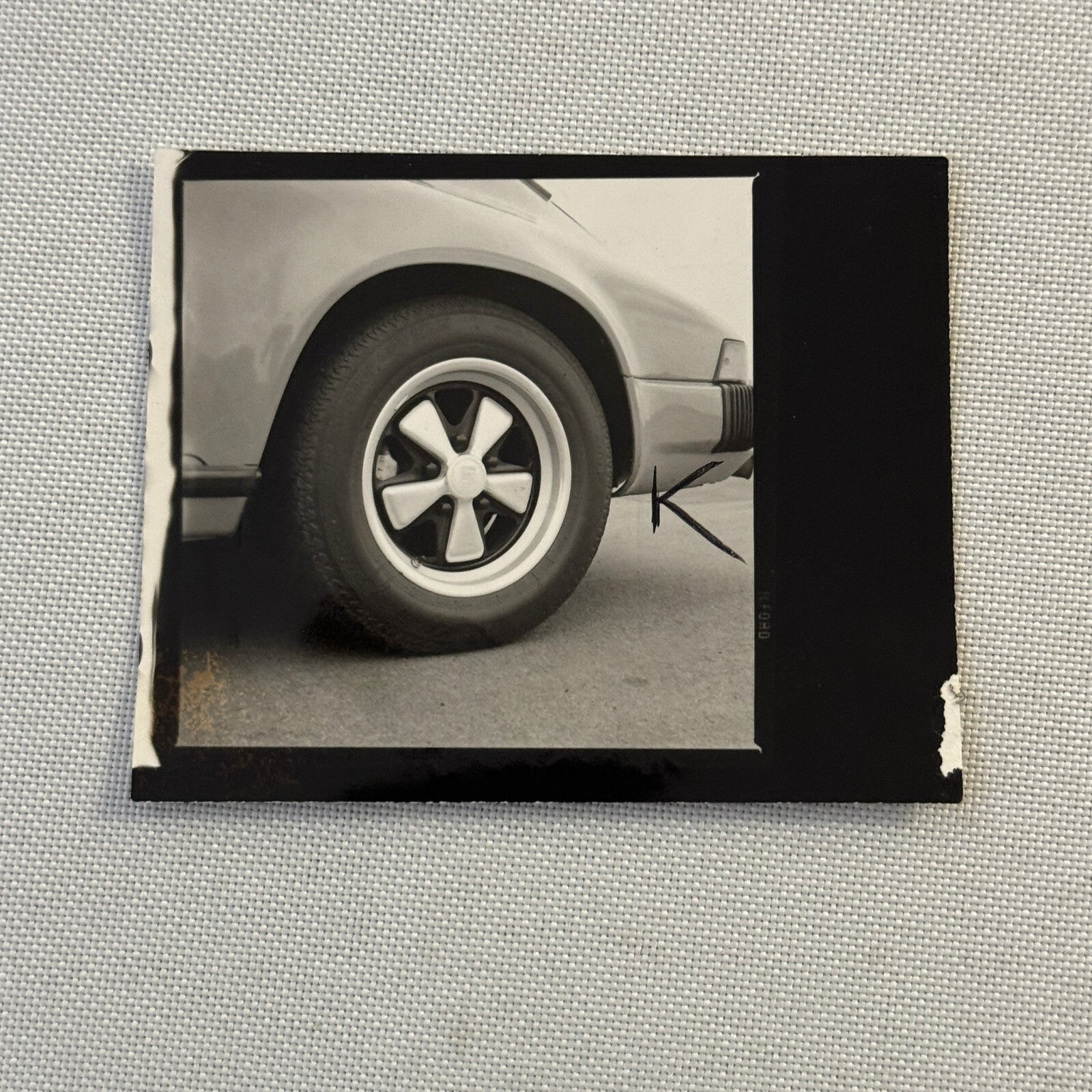 Porsche 911 Car Photo Photograph Lot of 6x Fuch Wheels Likely Used in Print