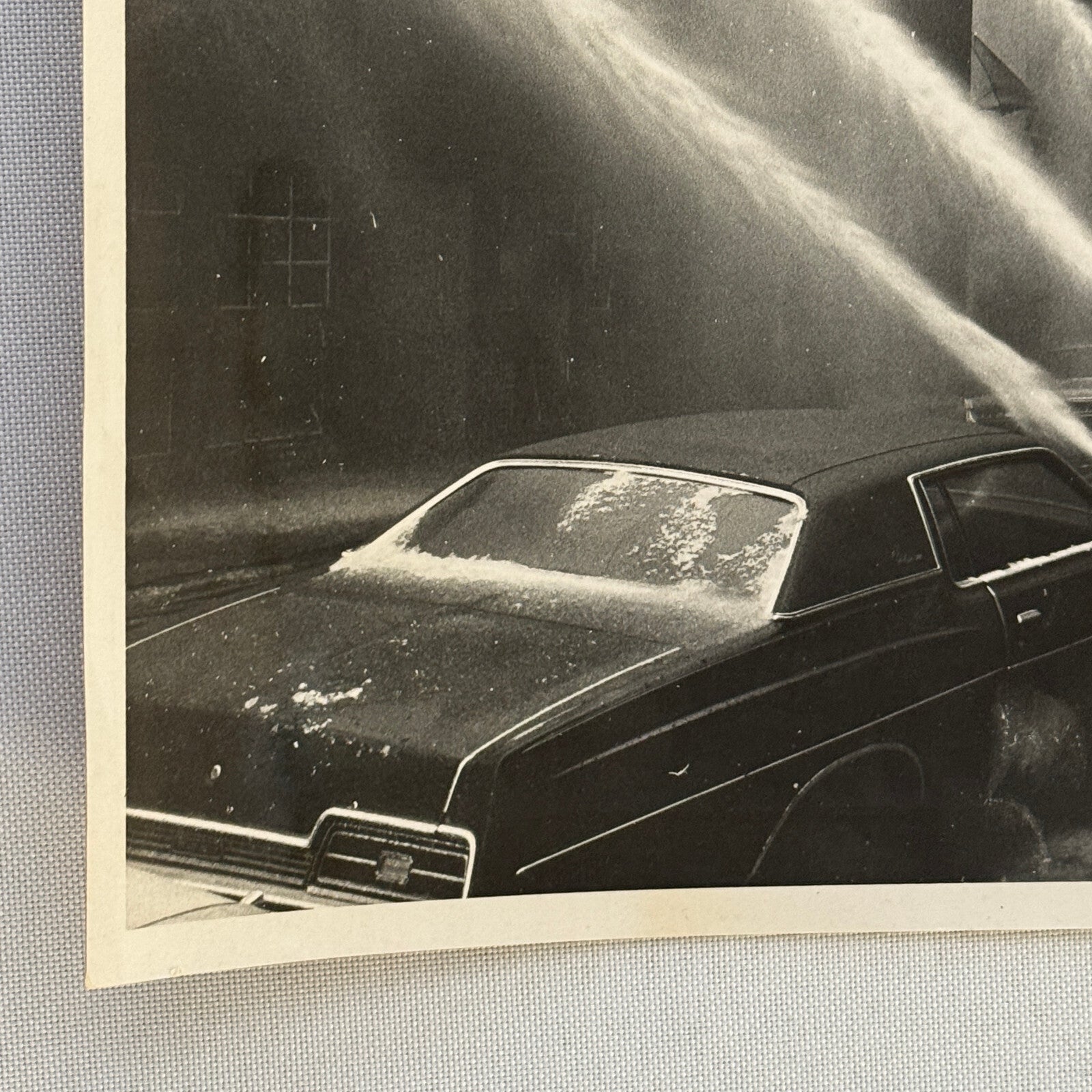 Firefighting Fire Fighter Fire Photo Photograph Print VIntage