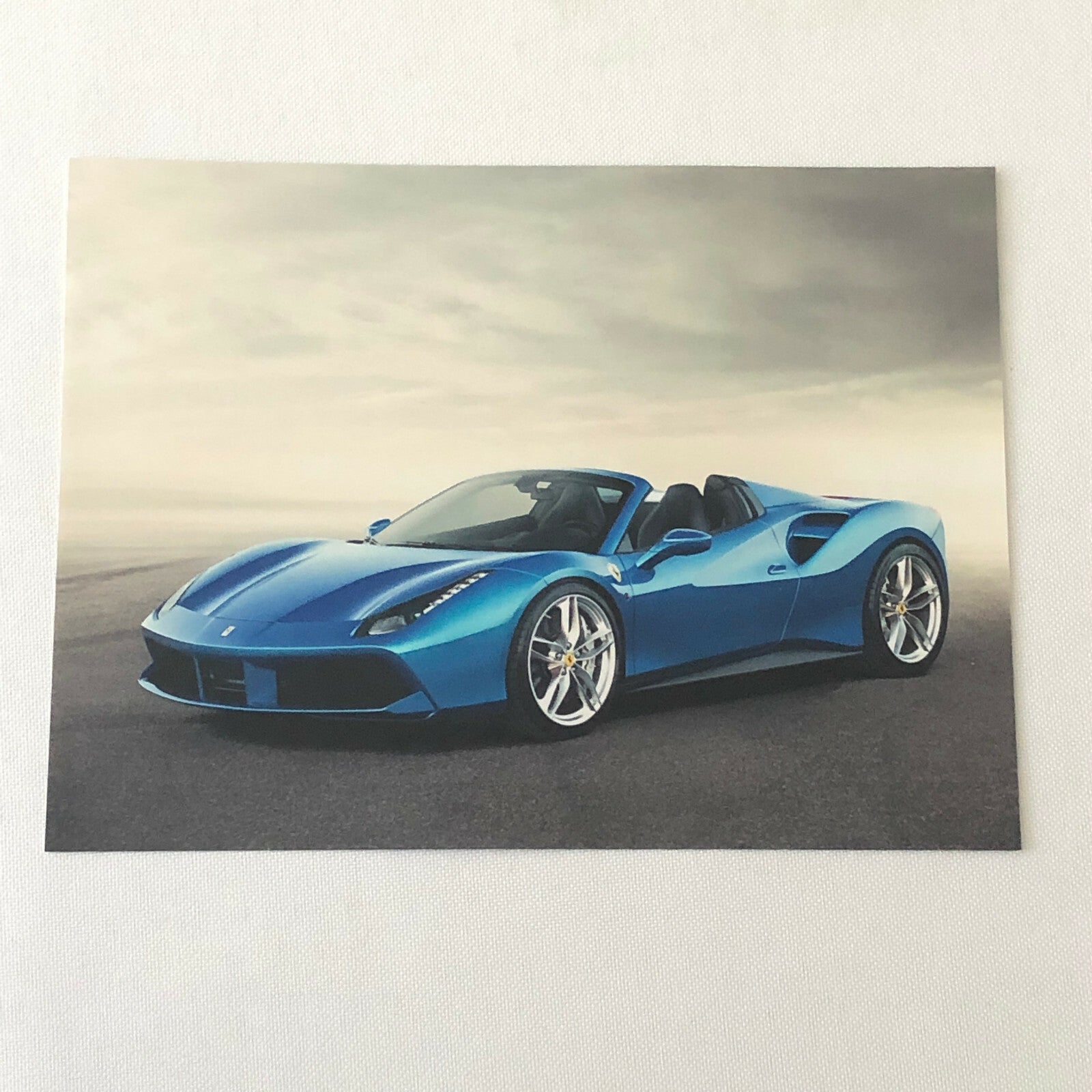 Ferrari 488 Spider Convertible Car Factory Photo Lot of 6 