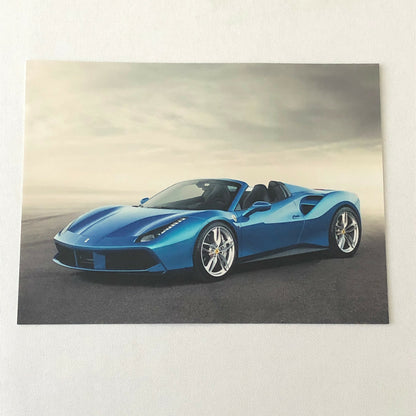 Ferrari 488 Spider Convertible Car Factory Photo Lot of 6 