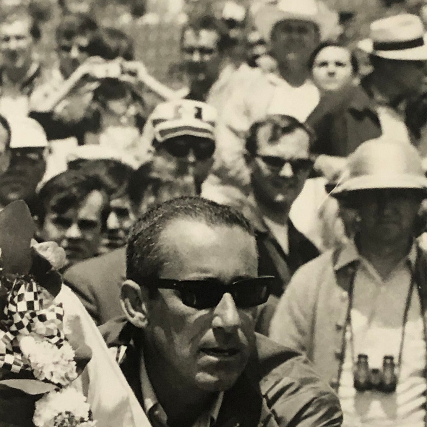 Vintage Indy Indianapolis 500 Racing Photo Photograph AJ Foyt Trophy 1967